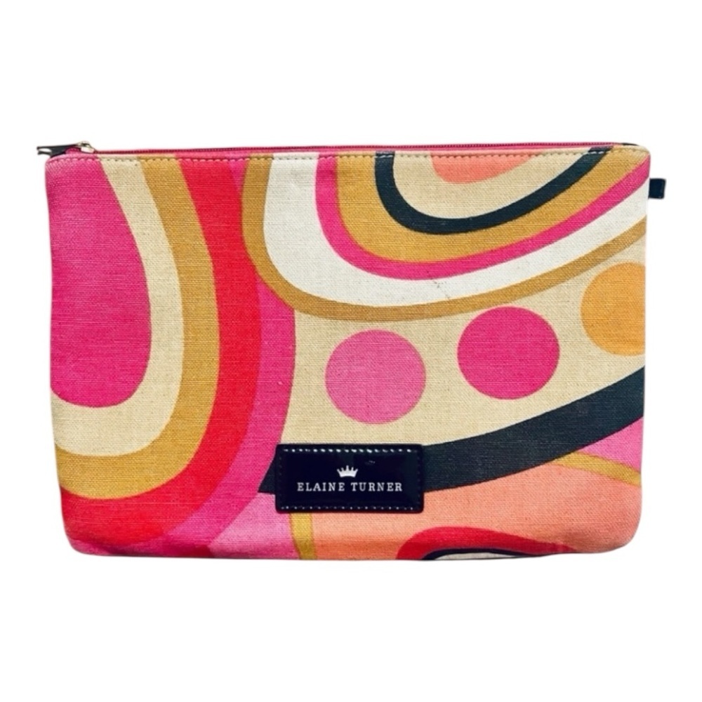 Elaine Turner Multicolor Pucci Print Clutch Bag